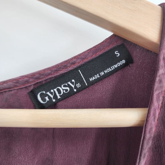 Gypsy 05 Silk Open Back Top - Picture 3 of 8